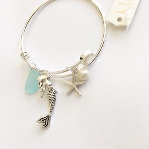 Mermaid  🧜‍♀️ Charm Bangle Bracelet. 🧜‍♀️